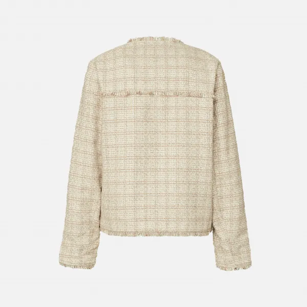 Beige women's coat Geox Kency - Women's