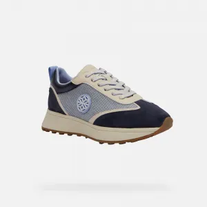 Dark blue women's sneakers Geox Amabel - Women's