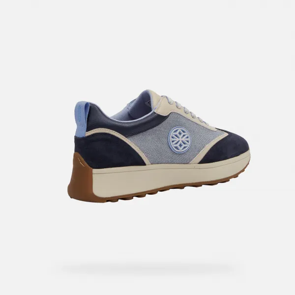Dark blue women's sneakers Geox Amabel - Women's