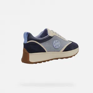 Dark blue women's sneakers Geox Amabel - Women's