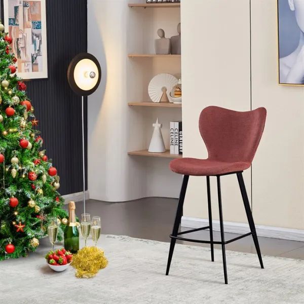 AUTRONIC barová stolička AUB-1068 RED2 červená