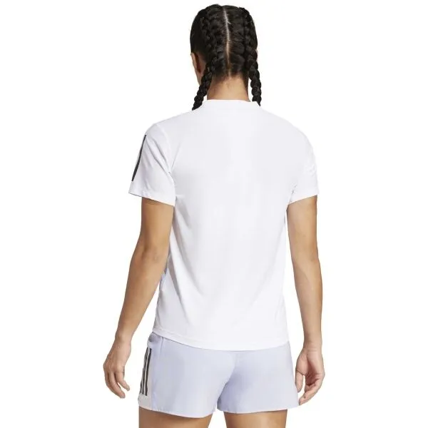 adidas OWN THE RUN T-SHIRT Dámske bežecké tričko, biela, veľkosť