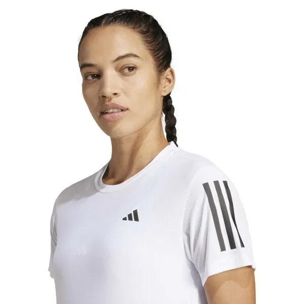 adidas OWN THE RUN T-SHIRT Dámske bežecké tričko, biela, veľkosť