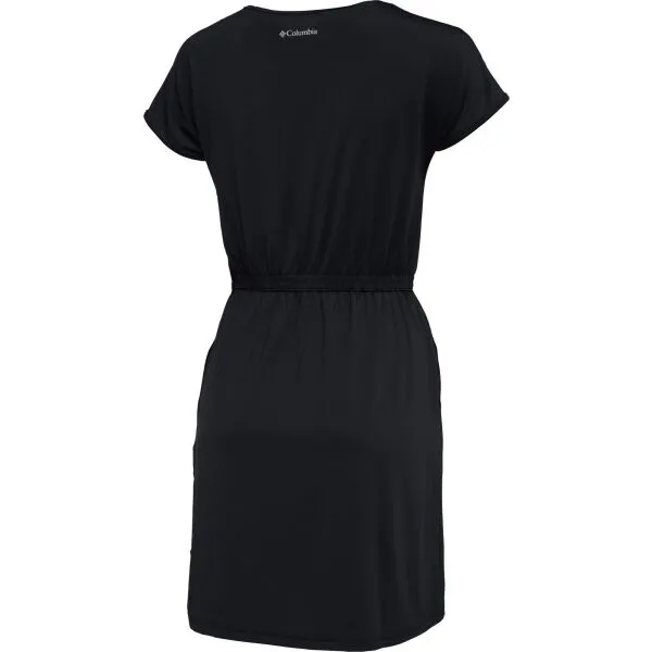Columbia CHILL RIVER™ SS DRESS Dámske letné šaty, čierna, veľkosť