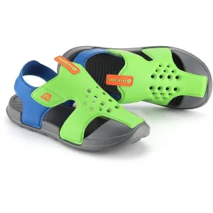 ALPINE PRO GLEBO Detské sandále, zelená, veľkosť
