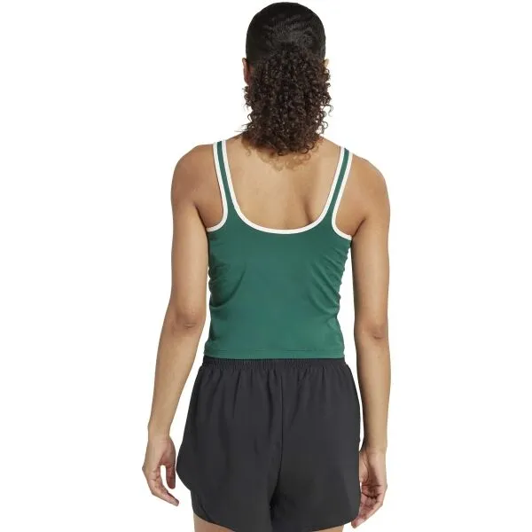 adidas HERITAGE Dámske tielko, tmavo zelená, veľkosť
