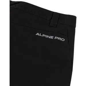 ALPINE PRO ULINA Dámske 3/4 nohavice, čierna, veľkosť