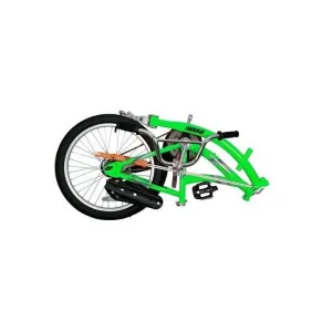 WEERIDE CO-PILOT Detský prípojný bicykel, zelená, veľkosť