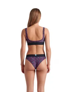 Arena monogram elastic bikini brallette black/multi xl - uk38
