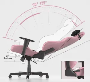 Herná stolička DXRacer DRIFTING XL ružová, látková