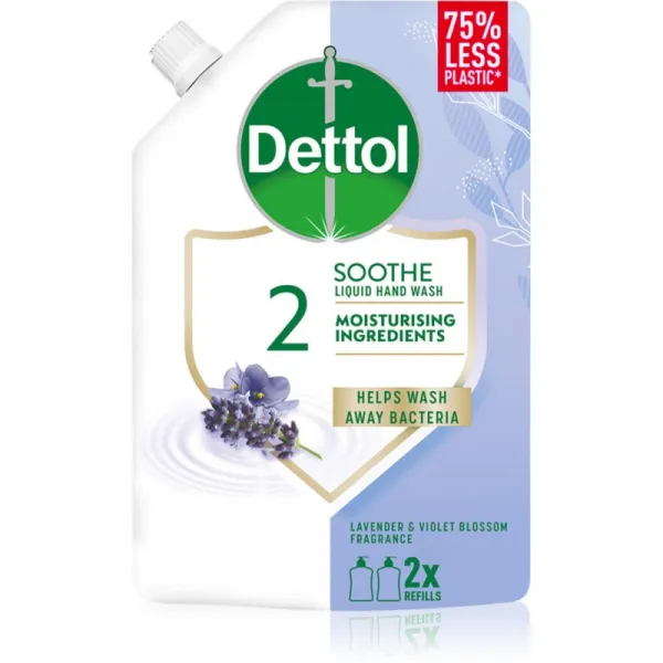 Dettol tekuté mydlo (NÁHRADNÁ NÁPLŇ) 500 ml - Levanduľa