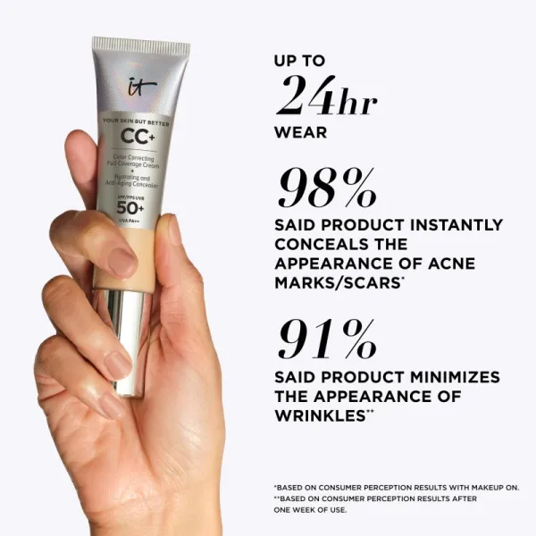 IT Cosmetics Your Skin But Better CC+ CC krém SPF 50+ odtieň Medium 32 ml