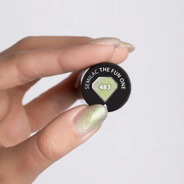 Semilac UV Hybrid Brides Babes gélový lak na nechty s použitím UV/LED lampy odtieň 483 The Fun One 7 ml