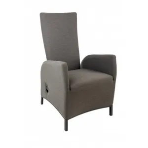 Záhradné kreslo PARIS LIKA-TEX sivé, luxusné, otočné DPMG22-S1-347S