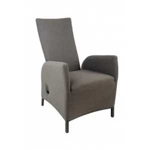 Záhradné kreslo PARIS LIKA-TEX sivé, luxusné, otočné DPMG22-S1-347S