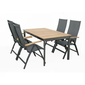 Stôl CONCEPT s teakovou doskou 150 x 90 x 75 cm DP266CO111732