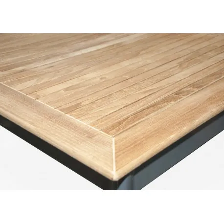 Stôl CONCEPT s teakovou doskou 150 x 90 x 75 cm DP266CO111732