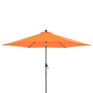 Doppler Slnečník stredový MyZone Auto, oranžový, 6dielny, pr. 305 cm