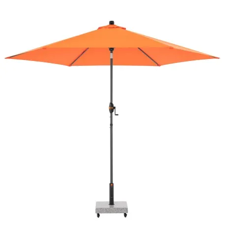 Doppler Slnečník stredový MyZone Auto, oranžový, 6dielny, pr. 305 cm