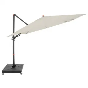 Doppler Slnečník výkyvný MyZone AX prírodný, 8dielny, 280 x 280 cm