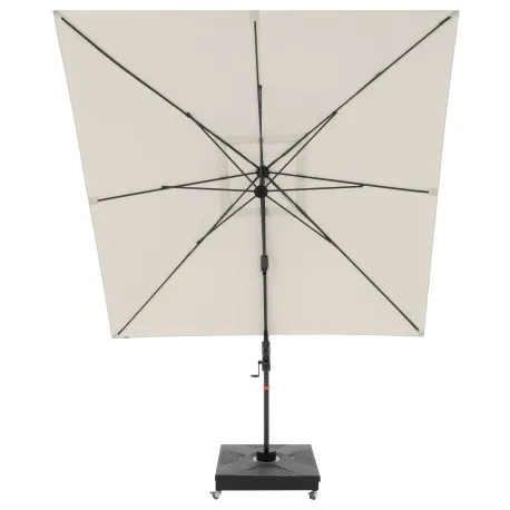 Doppler Slnečník výkyvný MyZone AX prírodný, 8dielny, 280 x 280 cm