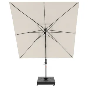 Doppler Slnečník výkyvný MyZone AX prírodný, 8dielny, 280 x 280 cm