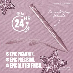 NYX Professional Makeup Epic Ink Glitz metalická ceruzka na oči odtieň Shimmer Stitch 1 ml