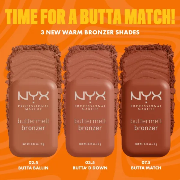NYX Professional Makeup Buttermelt Bronzer krémový bronzer odtieň 5 g
