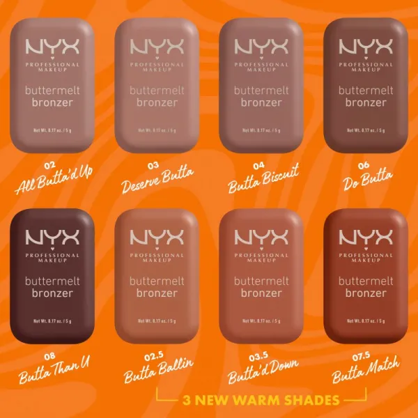 NYX Professional Makeup Buttermelt Bronzer krémový bronzer odtieň 5 g