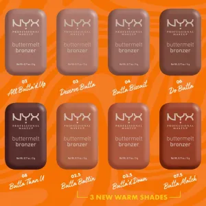 NYX Professional Makeup Buttermelt Bronzer krémový bronzer odtieň 5 g