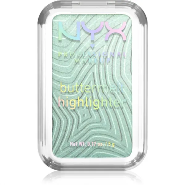NYX Professional Makeup Buttermelt Highlighter rozjasňovač odtieň Butta Mint 5 g