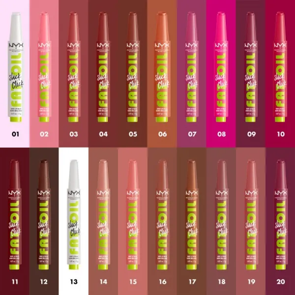 NYX Professional Makeup Fat Oil Slick Click tónovací balzam na pery odtieň 2 g