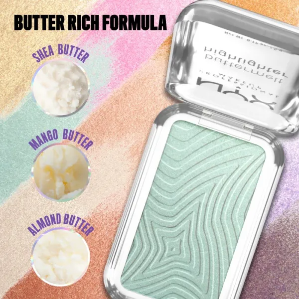 NYX Professional Makeup Buttermelt Highlighter rozjasňovač odtieň Butta Mint 5 g