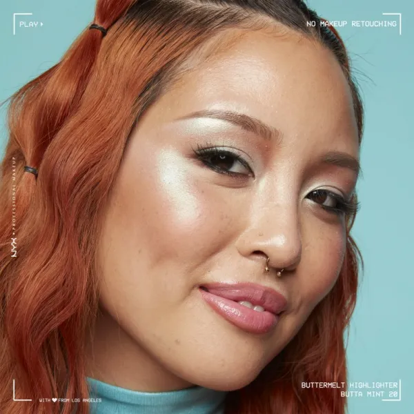 NYX Professional Makeup Buttermelt Highlighter rozjasňovač odtieň Butta Mint 5 g