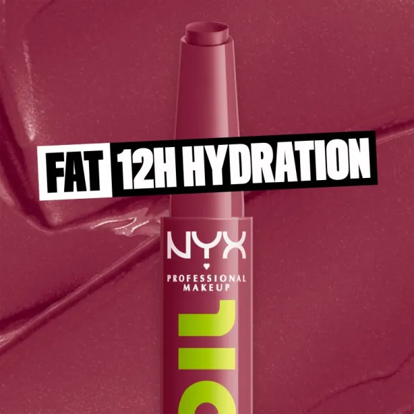 NYX Professional Makeup Fat Oil Slick Click tónovací balzam na pery odtieň In The Drafts 2 g