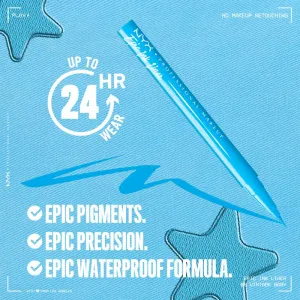 NYX Professional Makeup Epic Ink Liner Precízna vodeodolná linka odtieň 1 ml