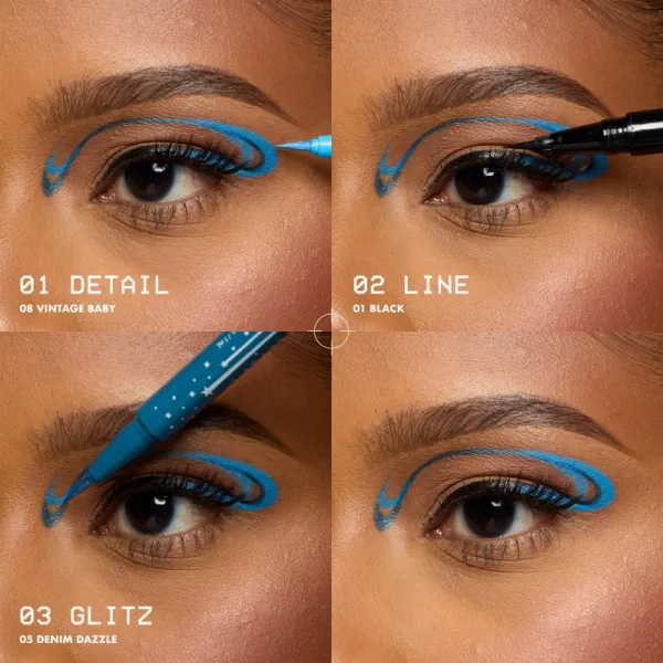 NYX Professional Makeup Epic Ink Precízna vodeodolná linka odtieň Midnight Rise 1 ml