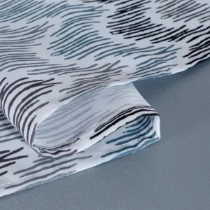 ArtFir Sada obrusov ANITA 2 | sivá/biela 140 x 220 cm a 33 x 220 cm