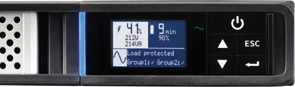 Eaton 5P 850i Rack1U, gen2, UPS 850VA / 680W, 4 zásuvky IEC C13, LCD, Netpack