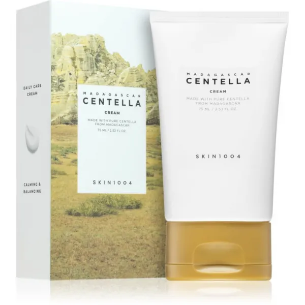 SKIN1004 Madagascar Centella Cream ľahký upokojujúci krém pre citlivú a podráždenú pleť 75 ml
