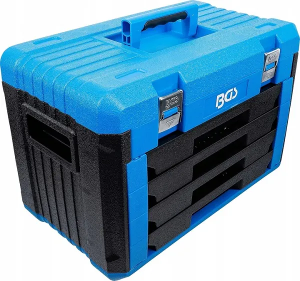 BGS Technics Gola sada 1/4", 3/8", 1/2", 6-hran, metrická / palcová, 300 dielov, BGS 74000