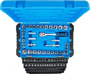 BGS Technics Gola sada 1/4", 3/8", 1/2", 6-hran, metrická / palcová, 300 dielov, BGS 74000