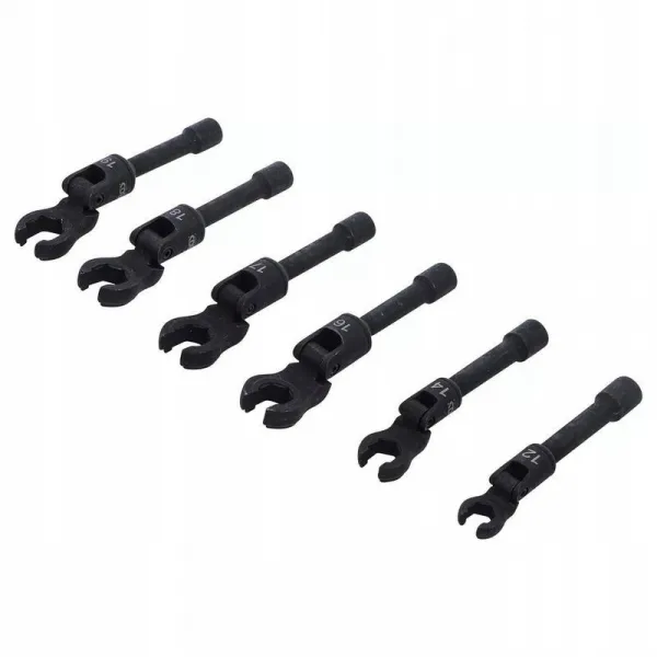 BGS Technics Sada plochých otvorených kľúčov  10 mm (3/8"), s kĺbom | 6-dielna BGS74302