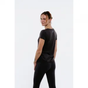 Dámske turistické tričko s krátkym rukávom EVERETT TecaShirt W antracit melange