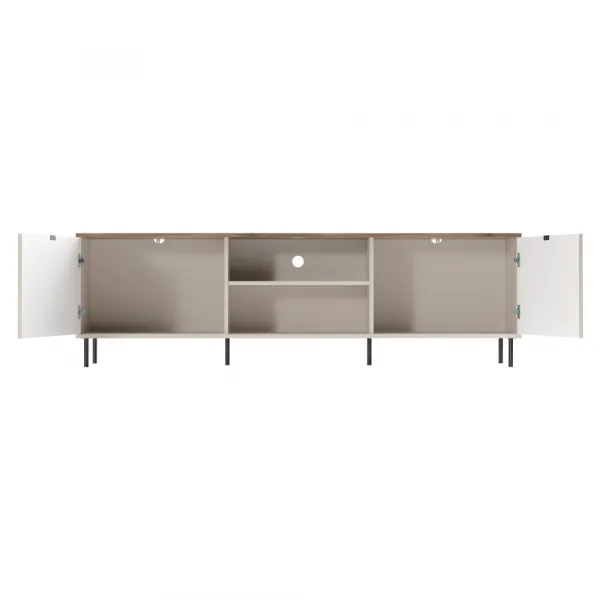 TV stolík, kašmír/dub castello, EYCO 2D/180