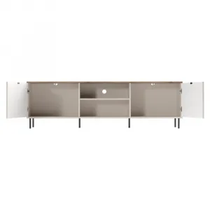 TV stolík, kašmír/dub castello, EYCO 2D/180