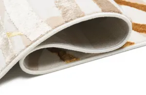 DizajnovýkoberecsexotickýmilistamivbéžovejfarbeGoldenŠírka:140cm|Dĺžka:200cm68866_125019