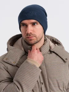 Čiapka na zimu modrá