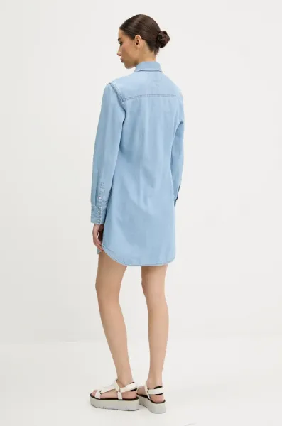 Rifľové šaty Tommy Jeans