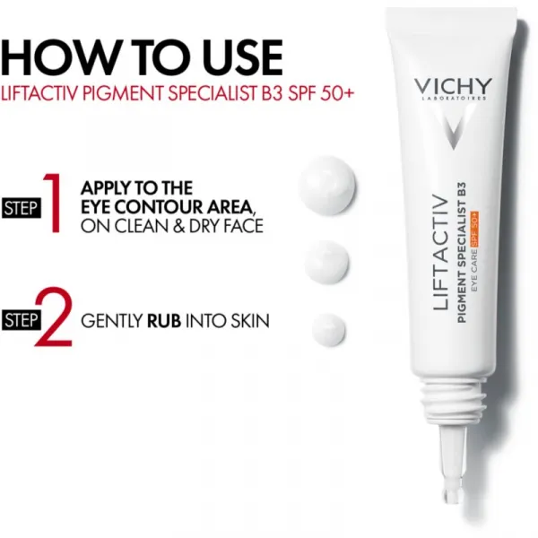 Vichy Liftactiv Pigment Specialist B3 očný krém proti kruhom pod očami SPF 50+ 15 ml